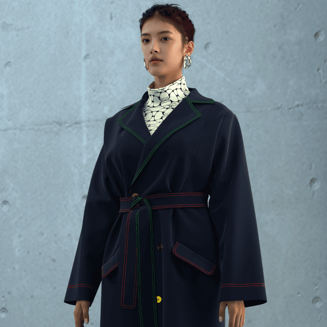 Modern Tailored Trench by Dorelle Mcpherson